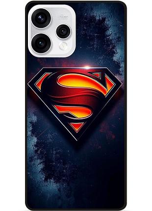 Чехол силиконовый бампер для oppo reno 15 с рисунком superman супермен