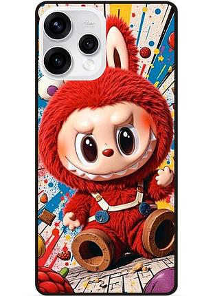 Силиконовый бампер чехол для oppo reno 15 с картинкой лабубу labubu