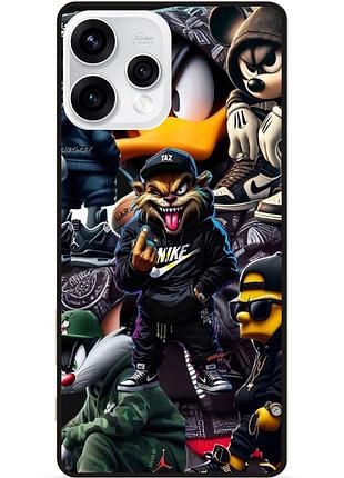 Чехол силиконовый бампер для oppo reno 15 с рисунком disney таз тасманский дьявол