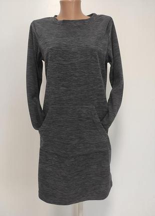 Флисовая кофта туника удлиненная s/ m ог 102-106см