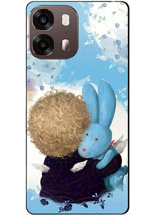 Чехол силиконовый бампер для oppo a6s с рисунком любимый зайка гапчинская