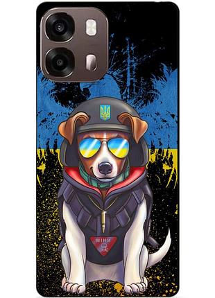 Чехол силиконовый бампер для oppo a6s с рисунком пес патрон