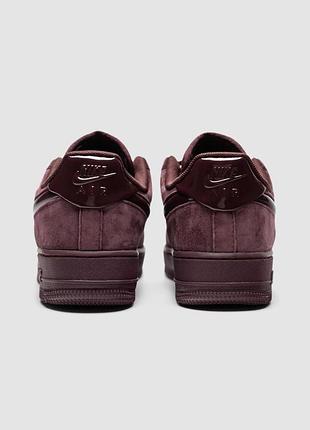 Nike air force 1 '07 burgundy crush 4