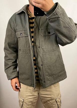 Zara dnwr. padded woven work jacket carhartt detroit style мужская утепленная куртка с воротничком