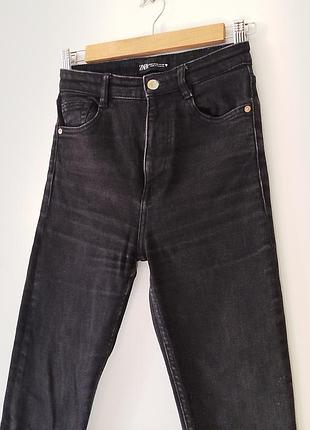 Zara,чорні жіночі джинси skinny .