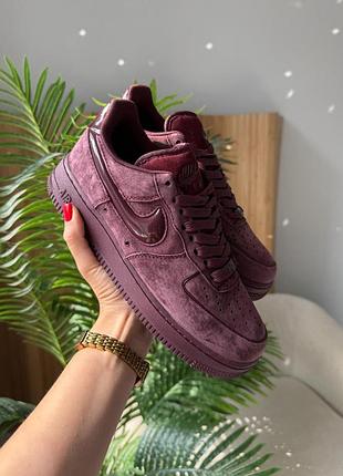 Nike air force 1 '07 burgundy crush
