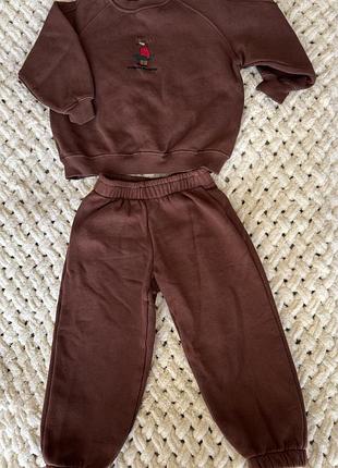 Теплий костюм zara 3