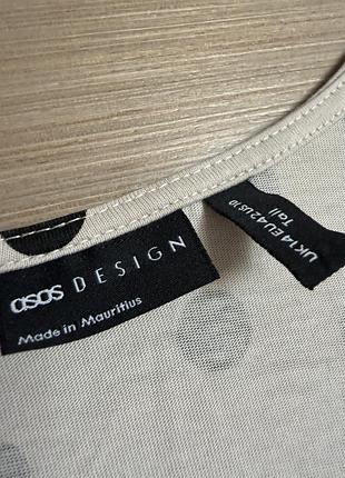 🥰 бавовняна туніка в горох asos 4