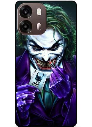 Чехол силиконовый бампер для oppo a6s с рисунком joker джокер