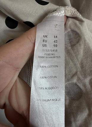 🥰 бавовняна туніка в горох asos 7