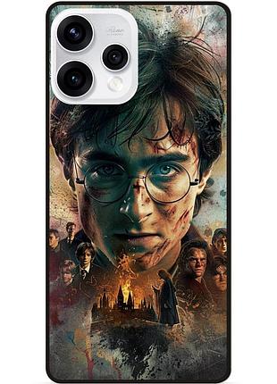 Силиконовый бампер чехол для oppo reno 15 с рисунком harry potter гарри поттер