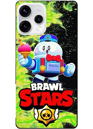 Чехол силиконовый бампер для oppo reno 15 с героем бравл лу brawl