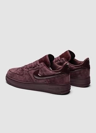 Nike air force 1 '07 burgundy crush 5