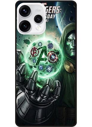Силіконовий чохол бампер для oppo reno 15 з картинкою avengers doomsday мстители