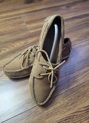 Замшеві топсайдери sebago docksides, жіночі, 40 р., устілка 27 см