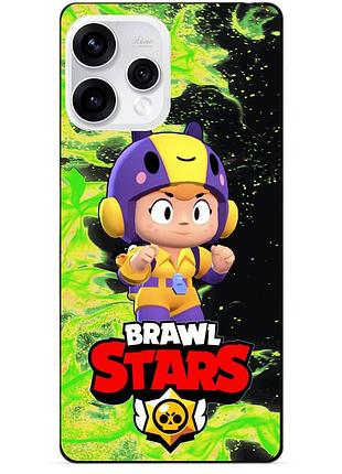 Чехол силиконовый бампер для oppo reno 15 с героем бравл беа brawl