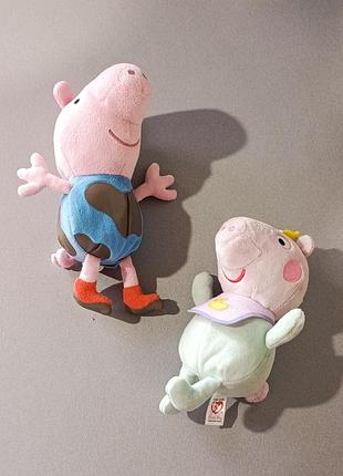 Братик сумки пепи джордж, сестра молодша еві, ми свинка пепа, pepa pig,ty