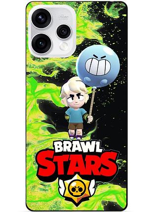 Чехол силиконовый бампер для oppo reno 15 с героем бравл гас brawl