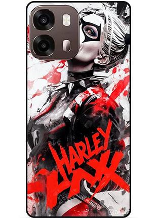 Чехол силиконовый бампер для oppo a6s с рисунком harley quinn харли квинн joker