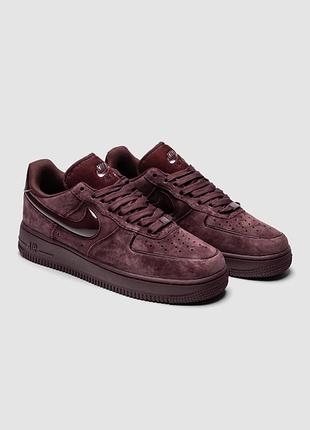 Nike air force 1 '07 burgundy crush 3
