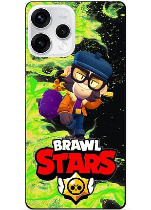 Чехол силиконовый бампер для oppo reno 15 с героем бравл мико brawl