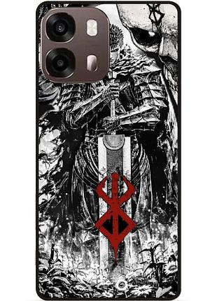 Силіконовий бампер чохол для oppo a6s з малюнком berserk берсерк манга