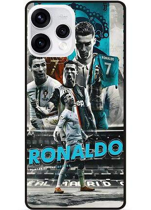 Силиконовый бампер чехол для oppo reno 15 с картинкой ronaldo роналдо