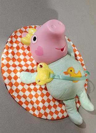 Свинка эви, младшая сестричка свинки пепы, интерактивная, pepa pig, hasbro