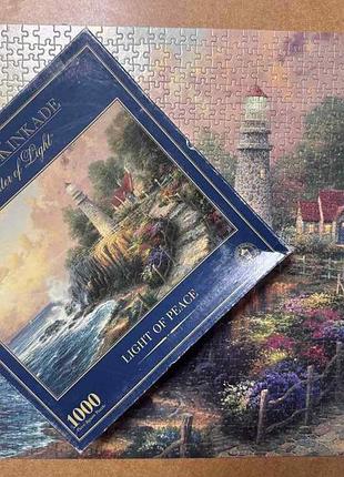 Фирменный пазл «light of peace» свет мира из серии «painter of light» томасса кинкейда thomas kinkade 1000 эл