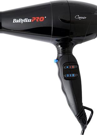 Фен д/волос babyliss caruso 2400w чорний bab6520re