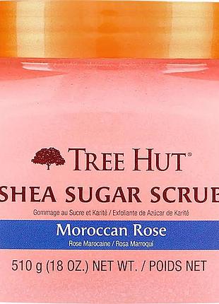Скраб для тіла tree hut moroccan rose sugar scrub 510 г