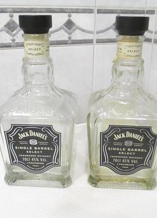 Порожні пляшки jack daniels single barrel