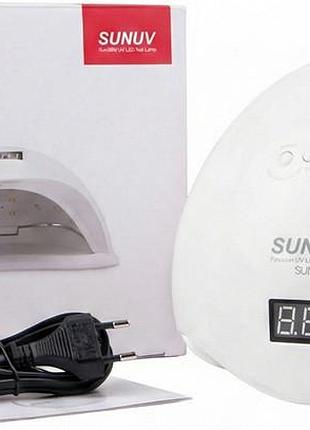 Лампа led/uv sunuv sun 5 white, 48 вт 3