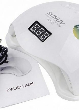 Лампа led/uv sunuv sun 5 white, 48 вт 4