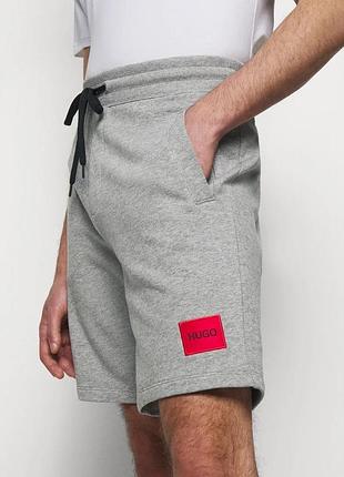Hugo boss red box logo cotton shorts шорти хьюго останні колекції