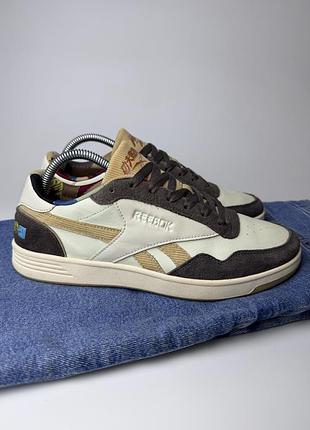 Стильні шкіряні кросівки reebok royal