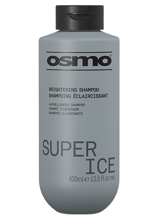 Шампунь інтенсивний проти жовтих і мідних відтінків волосся super ice new osmo, 400 мл