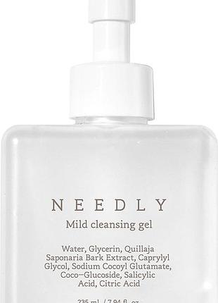 Мягкий очищающий гель needly mild cleansing gel, 235 мл
