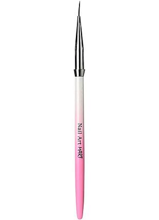 Пензлик із ковпачком рожевий liner 11 мм mart