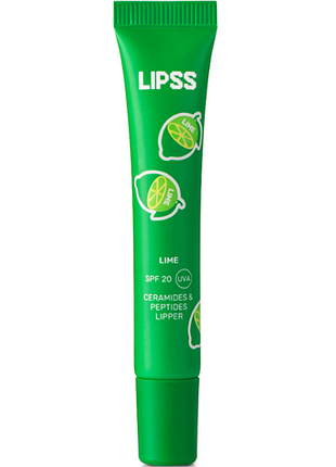 Блеск для губ lipper lime lip gloss lipss, 8 мл