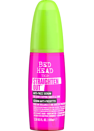 Сыворотка для выпрямления непослушных волос straighten out anti frizz serum tigi, 100 мл