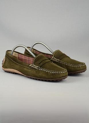 Лоферы женские sioux cacciola мокасины слипоны туфли кожаные замша хаки обувь оригинал 40 р/26 см clarks gabor pikolinos geox ara