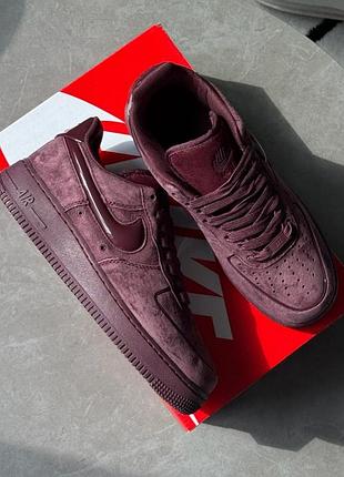 Nike air force 1 '07 burgundy crush