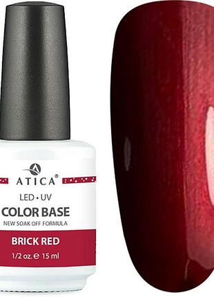 База камуфлювальна color base gel brick red atica, 15 мл