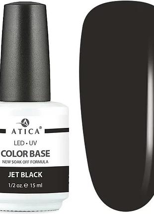 База камуфлювальна color base gel jet black atica, 15 мл