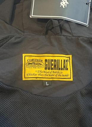 Corteiz guerillaz drilltop black/white, размер l. 4