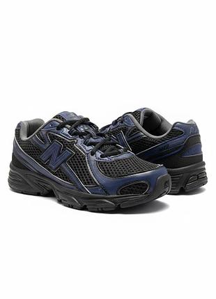 Кроссовки new balance 740 унисекс - черные
