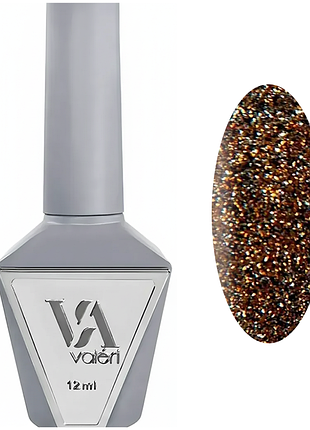 Топ світловідбивний без липкого шару gold flash valeri, 12 мл