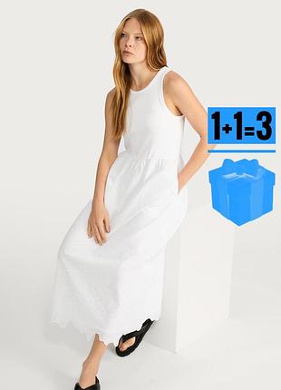 🥰 довга сукня  з підкладкою f&f 18 бавовна