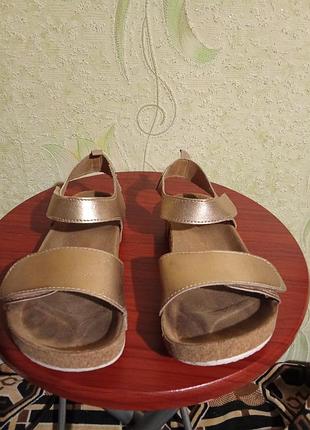 Босоножки на девочку,р-р 30 ,кожа ,h&m 2